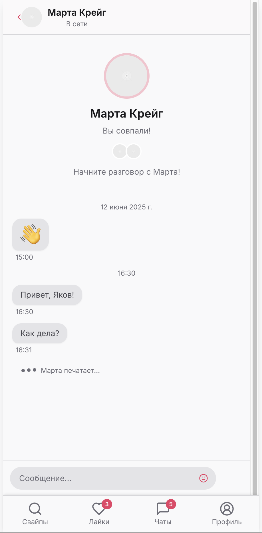 meetss chat screen